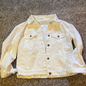 White Jean Jacket
